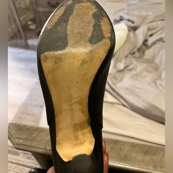 Sexy Black leather boots with zipper up the back - Picture 3 of 7